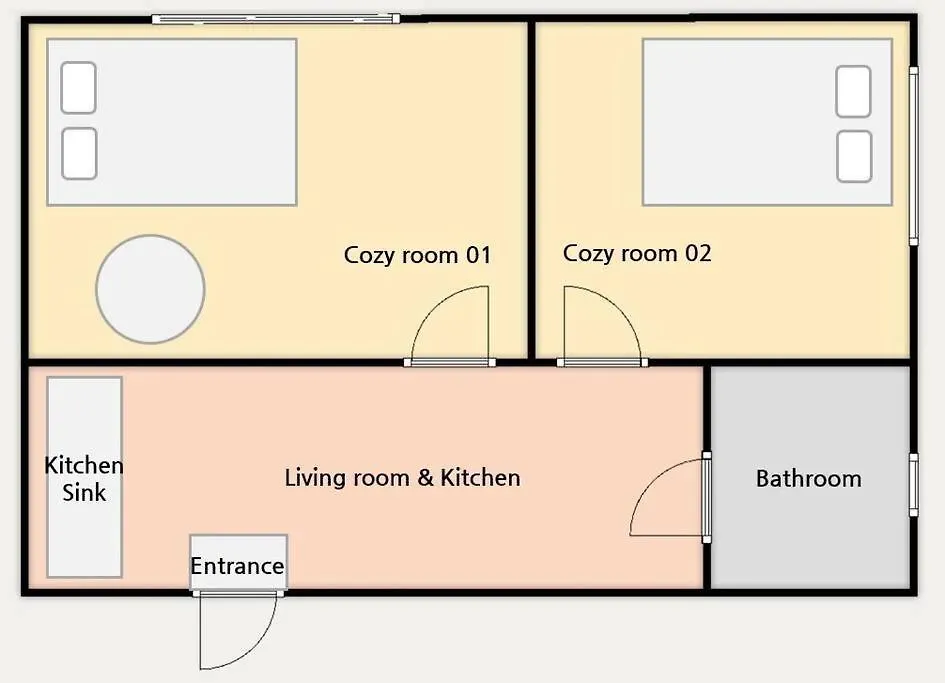 The Cozy Nonhyeon, Gangnam Eonju Station 5 Min, 2 Bedrooms, Premium Beds, Value For Money, Biz Trip Seoul 0*,  South Korea